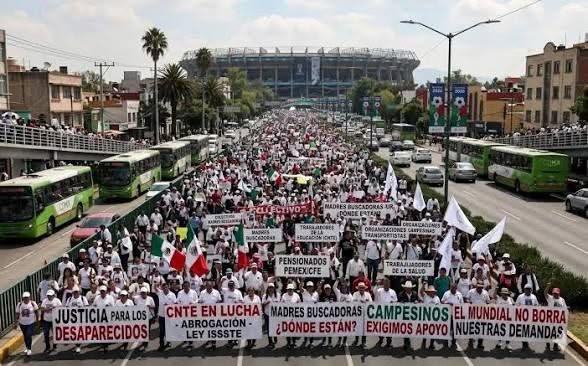 ¿Caos vial antes del Mundial? Organizaciones convocan protestas en CDMX