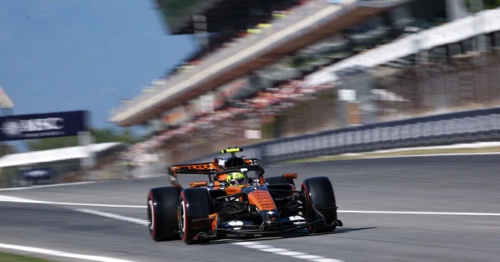 Norris y Russell dominan las prácticas en el GP de Barcelona