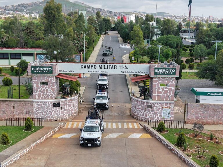 Ejército y Guardia Nacional despliegan 400 efectivos para vigilar Zacatecas
