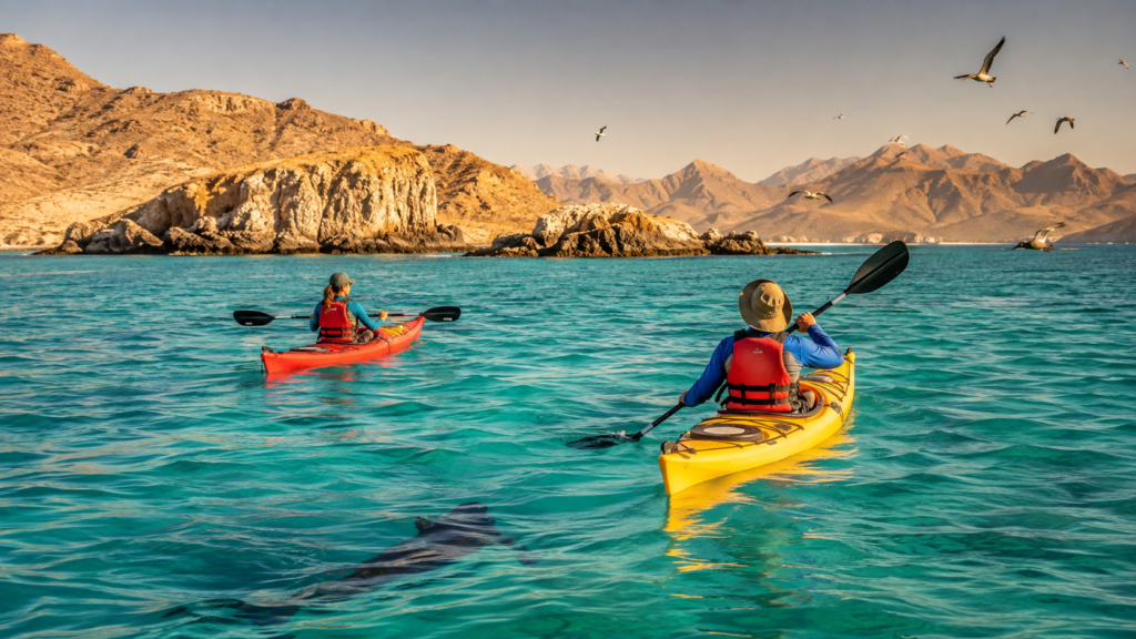 Bahía de Loreto en kayak: aventura entre islas y vida marina sin dejar huella