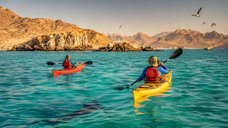 Bahía de Loreto en kayak: aventura entre islas y vida marina sin dejar huella